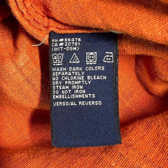 VTG TOMMY Jeans HILFIGER Shirt Mens Medium Orange Plaid Quilted Lined LS Button - Picture 9 of 16